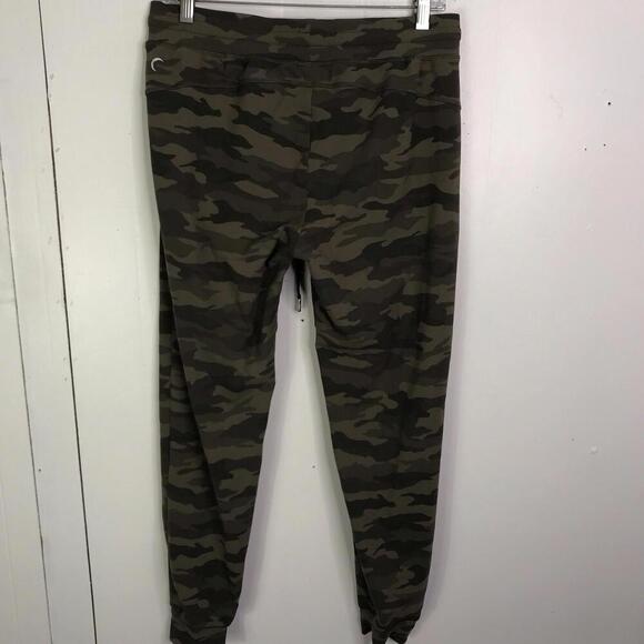 Zyia Pants Womens M Camo Joggers Stretchy Active Workout Pull On Drawstring - Picture 2 of 7